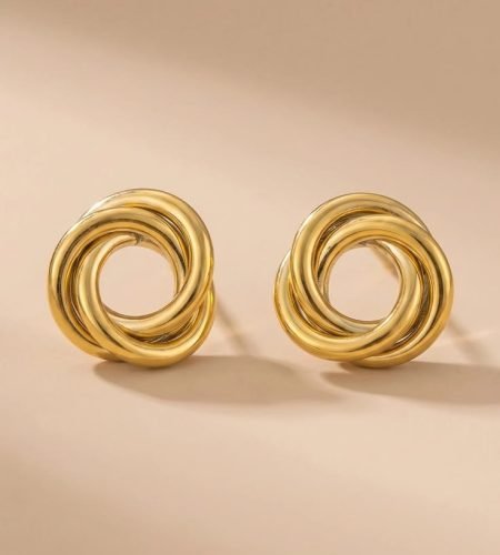 About myki contemporary studs earrings